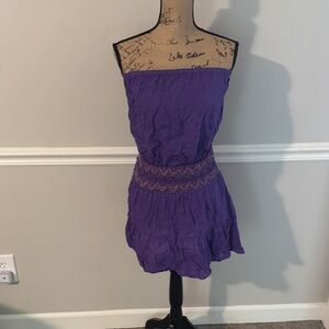 Ramy Brook Vibrant Purple Strapless Dress